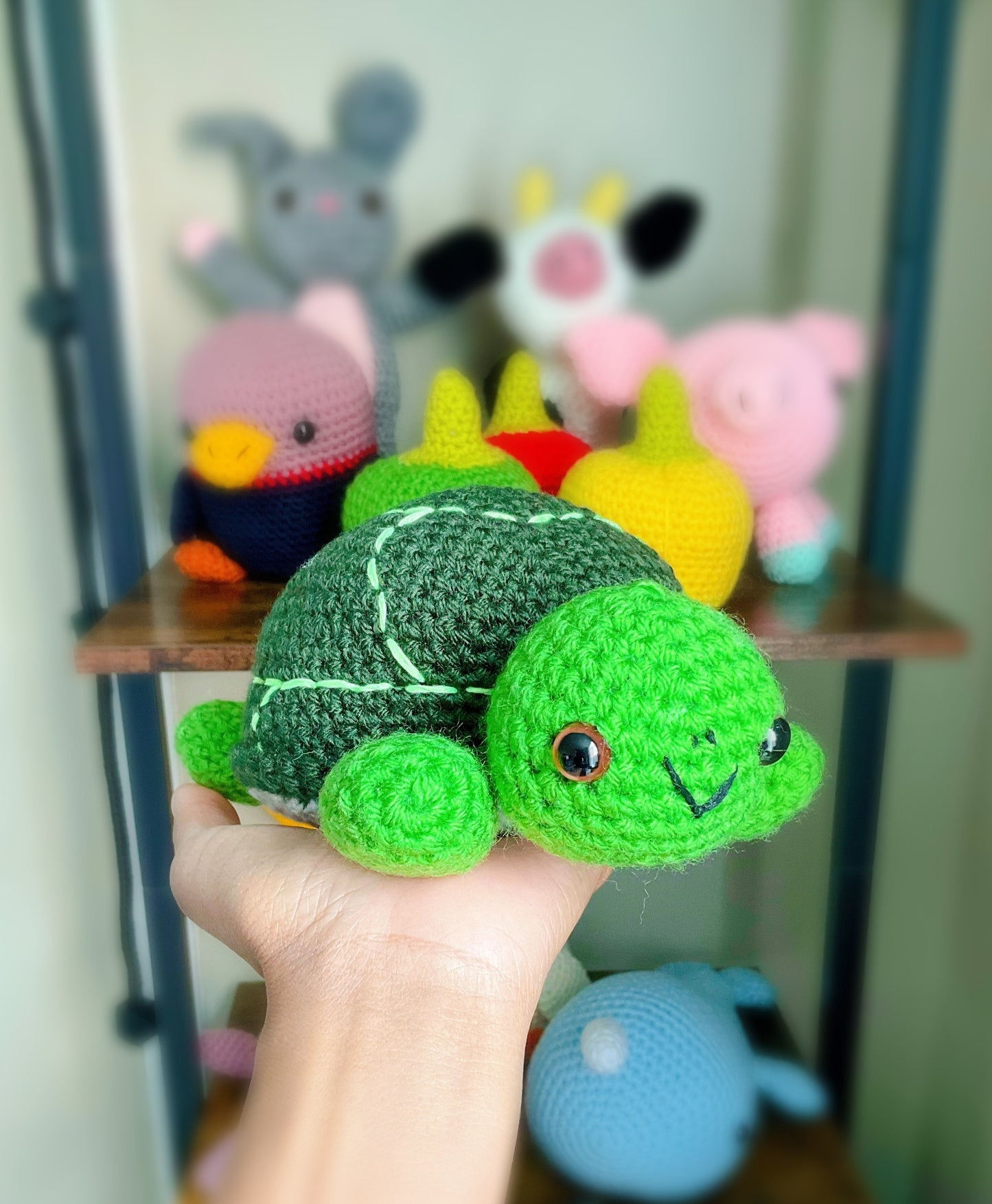 Handcrafted Amigurumi Turtle