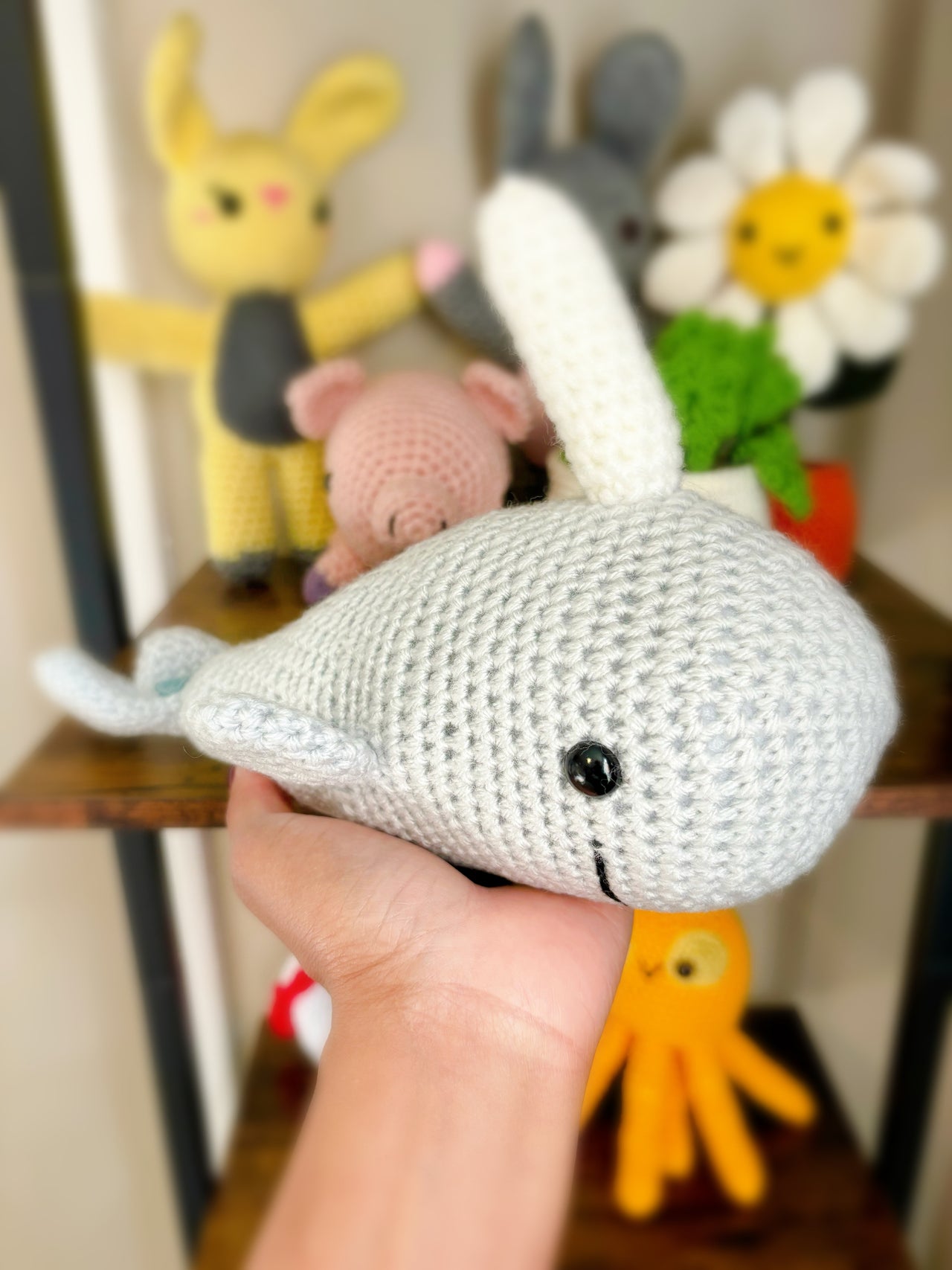Handcrafted Amigurumi Whale