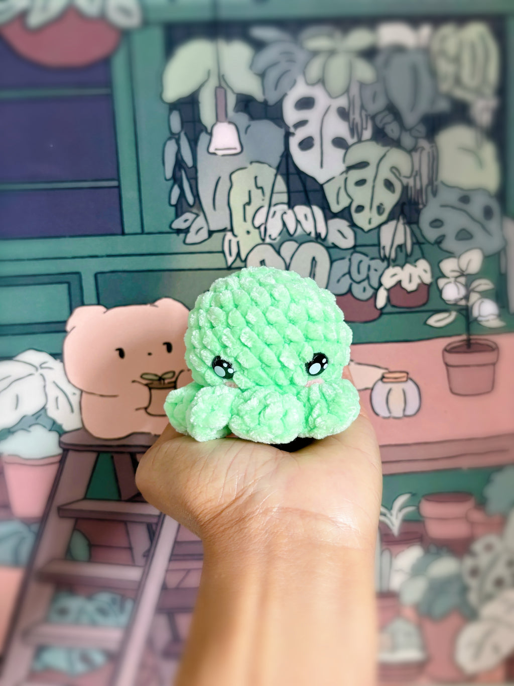 Handcrafted Amigurumi Plush Octopus