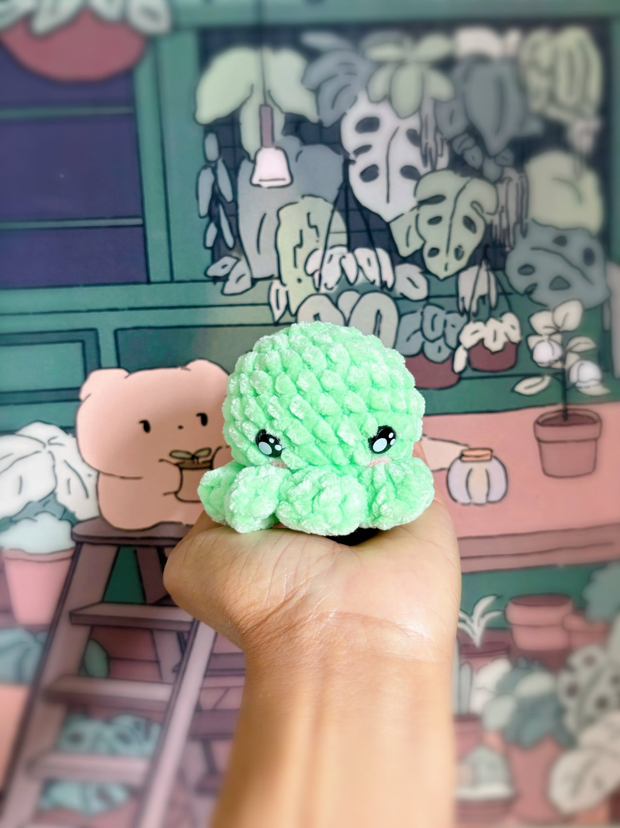 Handcrafted Amigurumi Plush Octopus