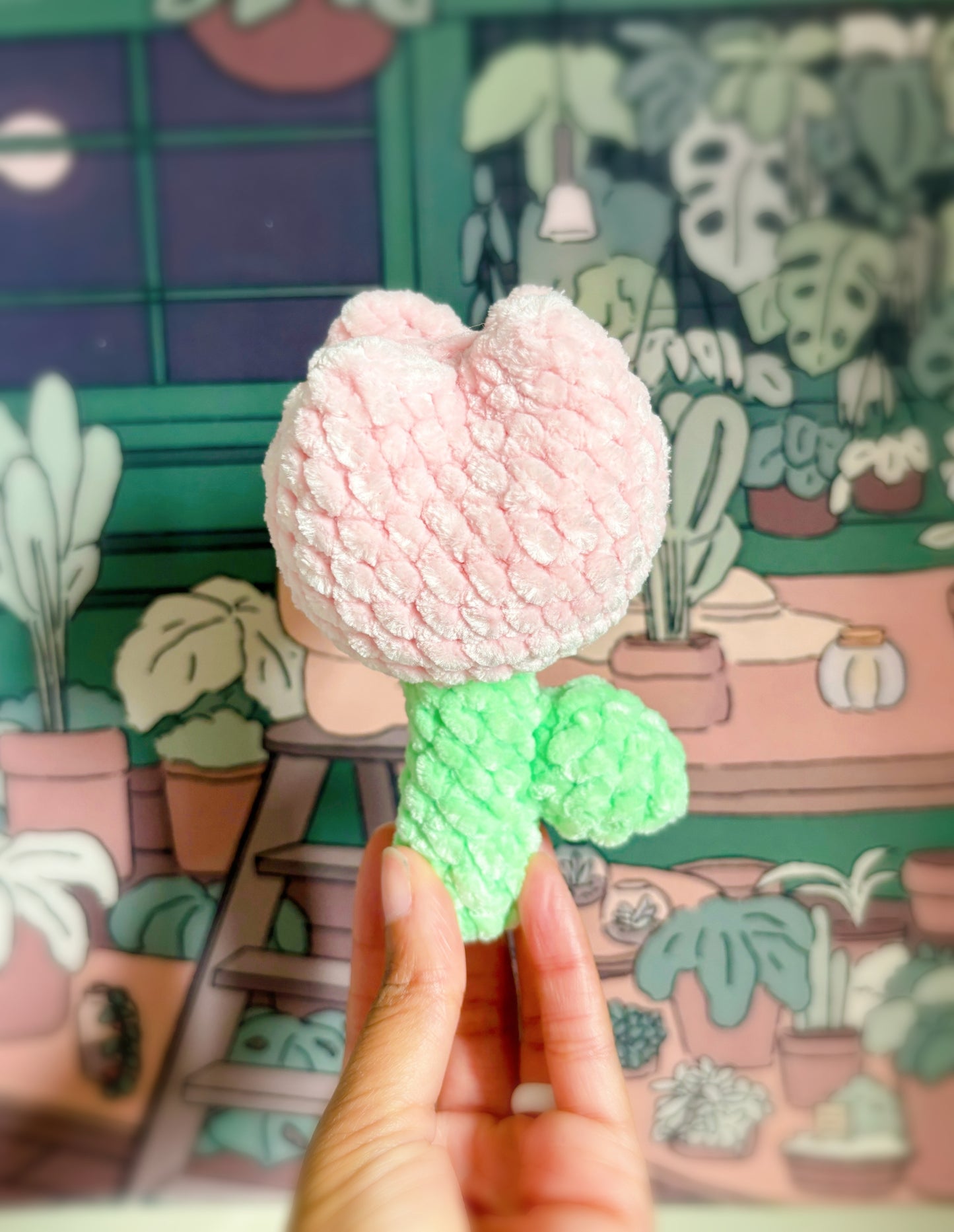 Handcrafted Amigurumi Plush Tulip