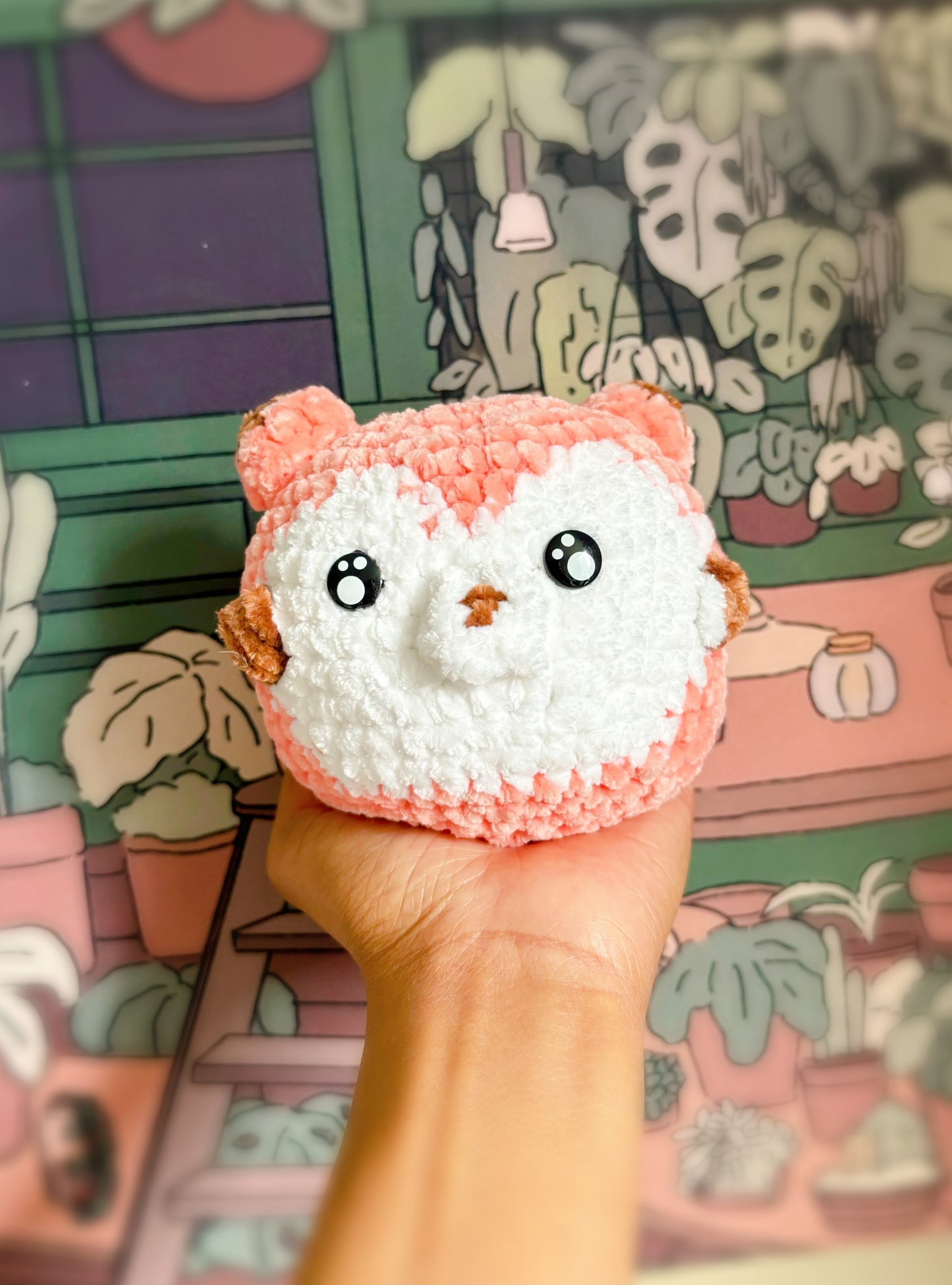 Handcrafted Amigurumi Plush Fox Ball