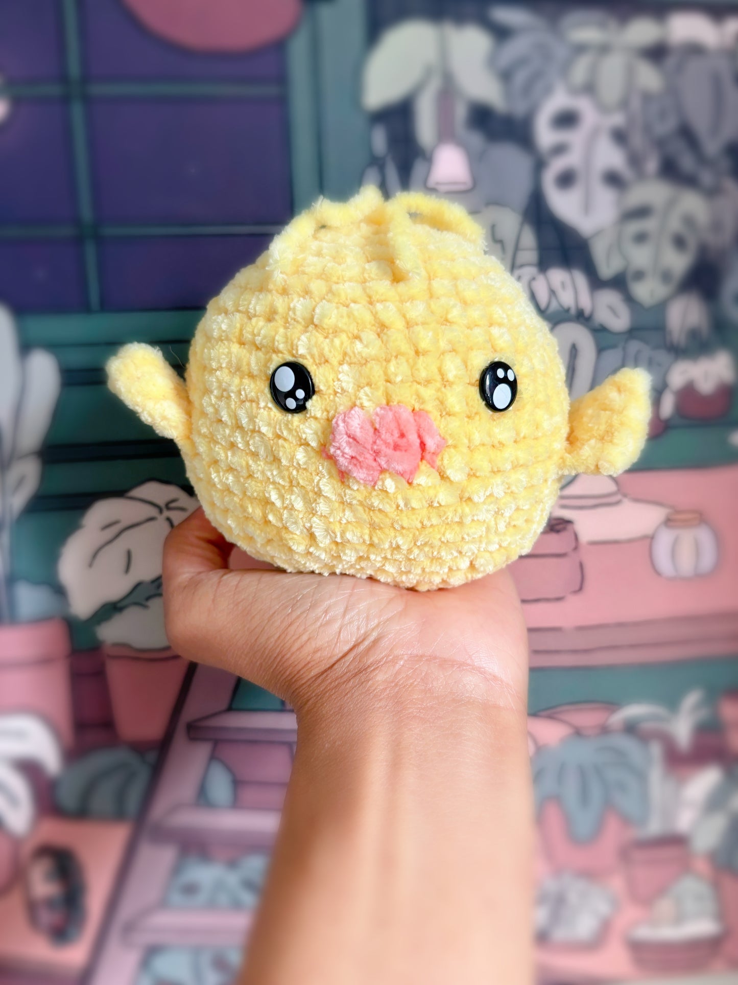 Handcrafted Amigurumi Plush Baby Chick Ball