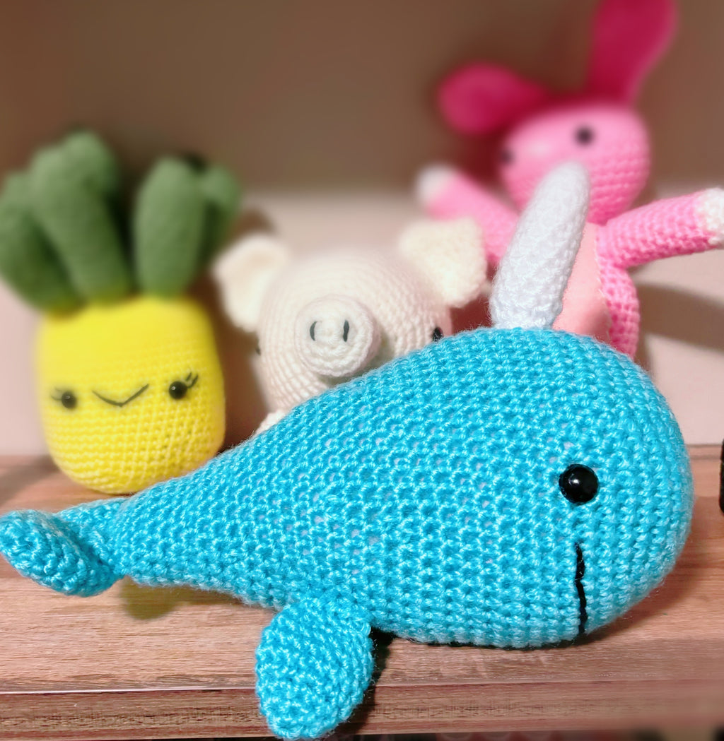 Handcrafted Amigurumi Whale
