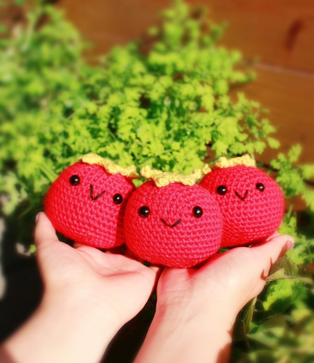 Handcrafted Amigurumi Tomato
