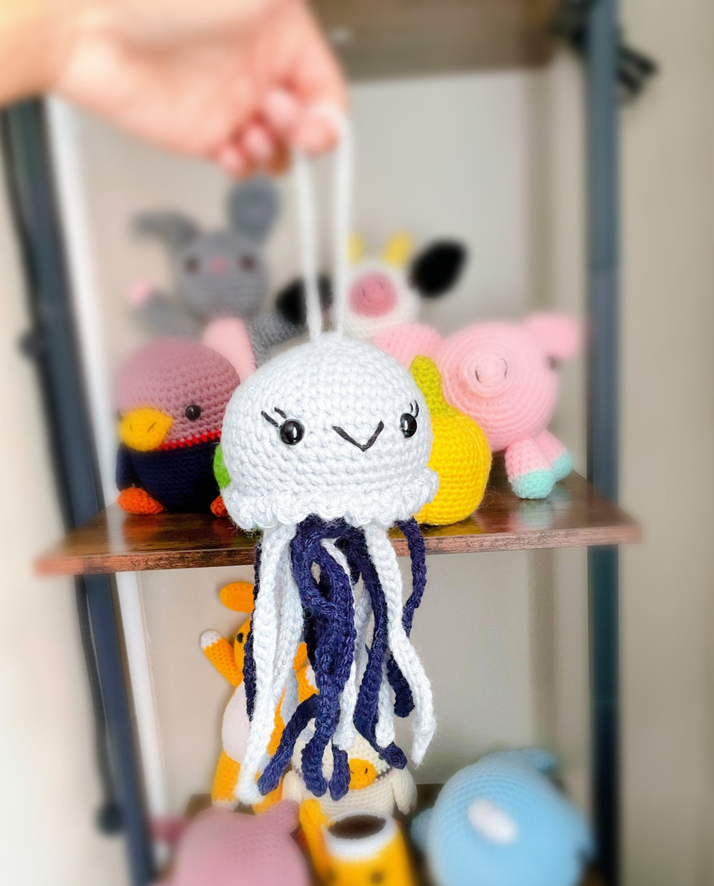 Handcrafted Amigurumi Jellyfish